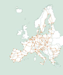 Milence Ten-T routes